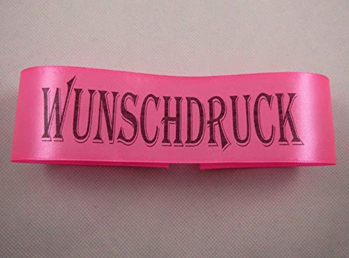 Schärpe Hochzeit Satinband Wunschdruck Party Jungesellenabschied Geburtstag