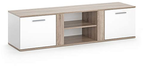 Vicco Lowboard Novelli, Fernsehtisch, Sonoma, 155 x 41 cm
