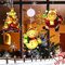 YeahBoom 3er Set LED Saugnapf Weihnachten Lichter, Batteriebetriebene , Weihnachtsbeleuchtung Hängende,Fensterlichter für Innen Außen Weihnachtsfeier Fenster Deko