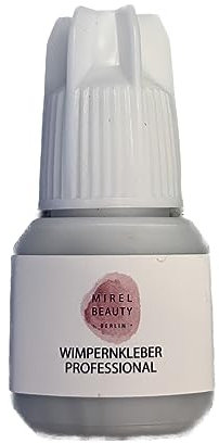 Mirel Beauty Wimpernkleber Wimpernverlängerung Wimpern Kleber Glue Original 5ml Lashes 1sec 8 Wochen Haftkraft SCHWARZ