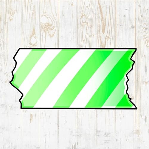 Washi Tape Decals Peel & Stick - Wall Vinyl Stickers - Kawaii DIY Craft Arts Cartoon Watercolor Colorful - Car Window Truck Laptop Tumbler - Boys Girls Kids Bedroom Room Decor DWSV20833
