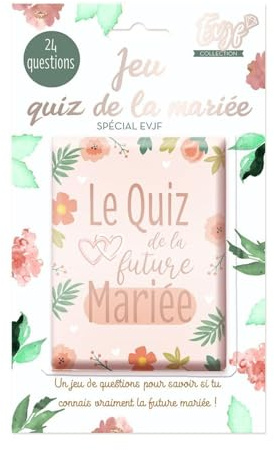 STC Jeu Quiz de la Mariee