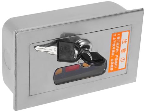 Shutter Door Box Durable Push Button Switch for Fireproof Roller Shutter Doors Manual Control Lock Box for Easy Operation Versatile Design for Various Locations