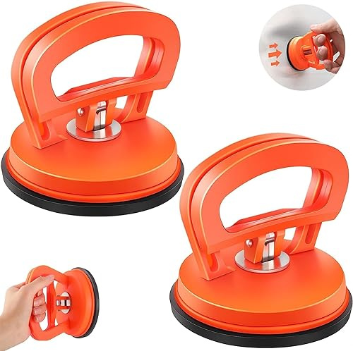 2-Pack Car Dent Puller Kit - Powerful Suction Cup Dent Remover, Versatile Paintless Dent Repair Tool for Car Body, Glass, Tiles, and Mirrors - Easy-to-Use Handle Lifter for Efficient Dent Removal