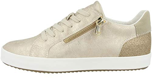 Geox D026HA0PVEW Mujer Zapatillas, Lt Gold, 40 EU