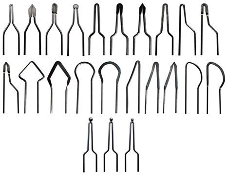 23 Stücke Pyrographie-Drahtspitzen-Set, Ersatz-Holz-Brennspitzen, Heizdraht, Hohe Impedanz, Pyrography Machine Tips, Tragbares Pyrographic Tip Kit