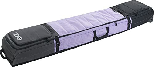 EVOC SNOW GEAR ROLLER Ski- und Snowboardtasche (gepolstert, zusammenfaltbar, für 3-4 Paar Ski oder 2 Snowboards, austauschbare Skate-Rollen, mit Lawinenfach, Größe: M), Mehrfarbig