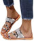Onsoyours Damen Sandalen Sommer Sandaletten Strass Elegante Pumps Glitzer Hausschuh Slipper Sandals Abendschuhe Flip Flops Sommerschuhe A Silber 40 EU