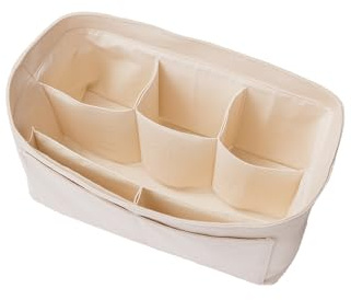 YONBEN Organiseur de sac à main, sac dans sac, organiseur de sac à main en feutre, 4 tailles pour Speedy Neverfull (beige, taille L)