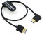 Alvin's Cables Ultra HD 8K HDMI 2.1 Cable Straight HDMI to Right Angle HDMI High Speed for Atomos Ninja V Monitor, Z CAM E2, Sony FS5| FS7| A7S3 Cameras 19.7inches|50CM