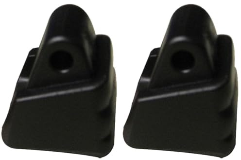 Juroicessry 2 Pcs Black Roller Skates Brake Stopper Replacement Skate Accessories Brake Roller Skate Toe Stops and Plugs Block Universal Non-Slip Inline Skate Safety Brake