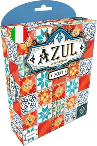 Asmodee - Azul Mini - Gioco da Tavolo in Versione Tascabile, 2-4 Giocatori, 8+ Anni, Edizione in Italiano