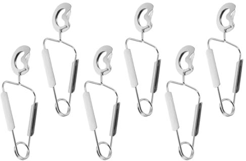 Lot de 6 Pinces à Escargot,Pinces à Salade, Escargot Tong, Mini Pinces de Cuisine en Acier Inoxydable, Pince à Escargot à Tête Creuse Anti-Brûlure, pour la Maison, Cuisine Restaurant