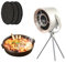Mineup Tragbare Abzugshaube, Mini Dunstabzugshaube, Tisch-Dunstabzugshaube mit Austauschbarem Filter, Tischhaube Mobile, 3 Geschwindigkeiten, Dunstabzug Umluft für BBQ, Kochen,Oktoberfest Zubehör