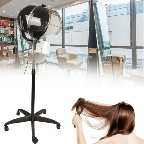 KayEsampra Casco Asciugacapelli Professionale 1000w Casco Per Capelli Altezza Regolabile Con Timer E Controllo Della Temperatura Per Barbiere Salone Parrucchiere