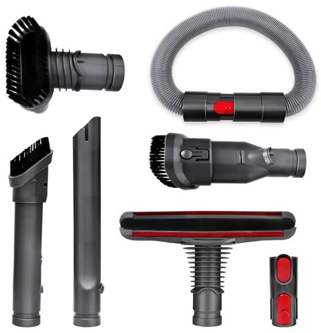 SOBEAU Zubehör-Set Ersatzteile für Dyson V7 V8 V10 V11 V15 Handstaubsauger, 7 in 1Ersatz Bürste kompatibel mit Dyson Staubsauger, für Zuhause, Büro, Autositze