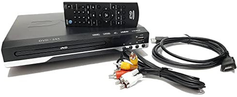 Lettore DVD HDMI USB Display Audio DVD CD MP3 MP4 Telecomando Cavo HDMI