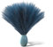 FuninCrea 6 Unidades de Hierba de Pampa, Hierba Artificial Pampas Artificiales Decoracion de 48,7 cm con 7 Tallos Pequeños para Decoración del Hogar (Azul)
