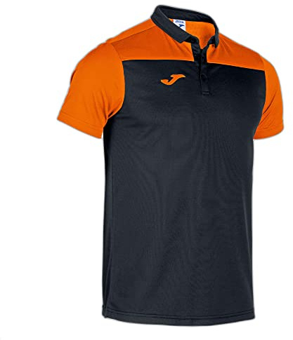 Joma Polo Marca Modelo Polo Manga Corta Hobby II Negro Naranja