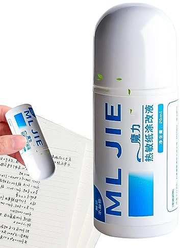 Tebinzi Identitätsschutzflüssigkeit, Datenabdeckungs-Korrekturflüssigkeit ohne Spuren | Diebstahlschutz-Papier-Korrekturzubehör für Identität, Kontoauszüge, Lieferadresse