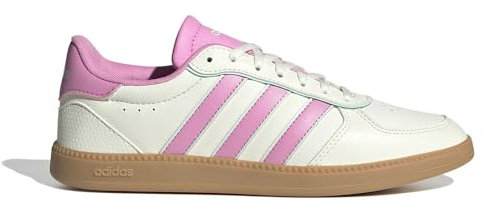 adidas Women's Zapatilla Breaknet Sleek, Core White/Bliss Pink/Halo Mint, 38