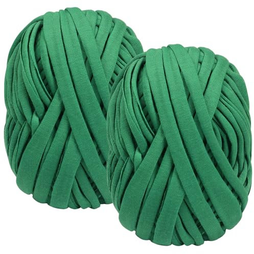 GmwyCzV 2 Rollos Cordel de Jardín Suave y Elástica, 2CM X 30M Cuerda para Plantas Trepadoras, Lazos Verdes de Interior y Atadura para Plantas