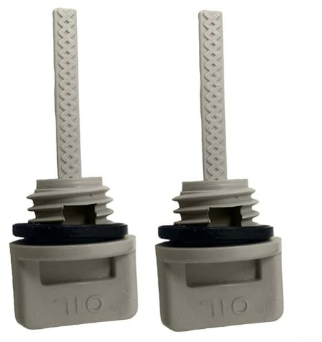Llenadora de aceite compatible con varillas de medición para motor pequeño GX140/GX200, 2 piezas (22 mm)