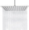 Square Shower Head Overhead Fixed Rain Showerhead with Adjustable Angle 8 Inch Shower Head Easy Installation
