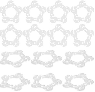 50 Clip per Arco di Palloncini,in Plastica,Clip Palloncino Anello Palloncino Clip Piccolo Palloncino,per Palloncini per Decorazioni per Feste di Compleanno,Matrimoni,Forma di Fiore