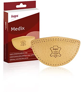 Fotvalvsstöd för kvinnor och män – ortopedisk medix kil innersula av fårläder med skumgummi, smärtlindringskudde på fotvalvet – premiumkvalitet (44–46 EUR)