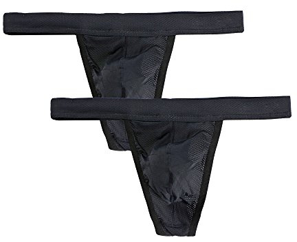 Summer Code Mens Micro Mesh Stretch Thong T-Back Sexy Underwear