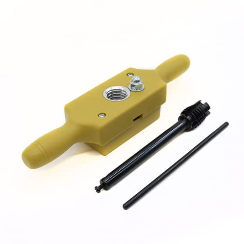 Taytools Wood Tap and Die for Male/Female ID/OD Threads Polypropylene Threadbox Hardened (1 Inch x 6 TPI)