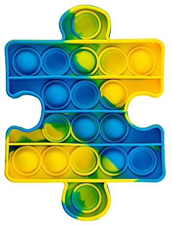 CRAZE- PressNPop Unisex Puzzle Press N Pop it-Fidget Toy-Juguete Anti Estrés-Pieza de Puzle Multicolor, niñas y Adultos (37232)