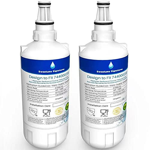 Sweetums Signatures Kühlschrank-Wasserfilter Ersatz für Liebherr 744000200 7440002 Wasserfilter (2 Stück)