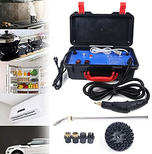 XYEJL Pulitore a Vapore Ad Alta Pressione, Pulitore a Vapore Portatile, Pulitore a Vapore per Auto Macchina, per Cappe Aspiranti, Stufe, Condizionatori Aria Condizionata,220V-3000W