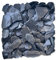 Granulati Zandobbio Sassi Ciottoli di Ardesia Nera Decorativa in Scaglie da 30-80mm per Giardino Vasi e Aiuole Confezione 25kg, Nero
