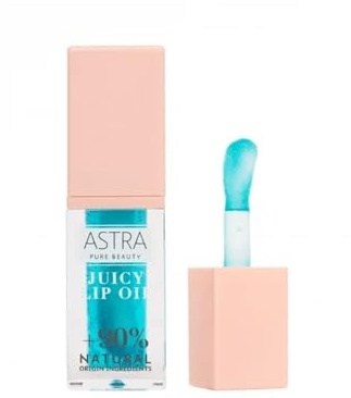 Astra Pure Beauty Juicy Lip Oil, Olio Labbra Idratante, 5 Ml (03 FOREST MINT)