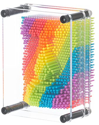Funtime Gifts Arcobaleno Pin Art - Crea immagini 3D in rilievo ipnotizzanti