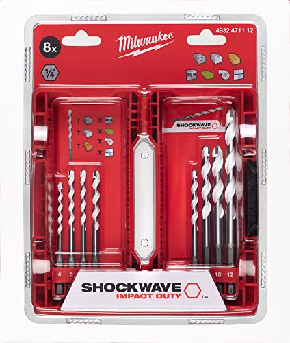 Milwaukee - Estuche de plástico de Multimaterial 7 piezas