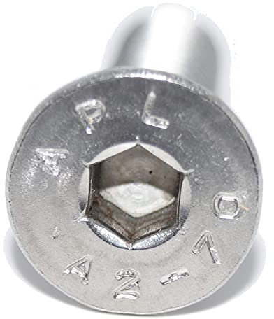 Senkschrauben mit Innensechskant M8X100 25 Stück ISO 10642 A2 Edelstahl rostfrei Senkkopfschraube