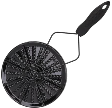 Wärmediffusor für Gasherd, 19cm/7.5in Simmerring Induktionskochfeld Platte Wärmeverteiler Kochfeldadapter mit Griff für Kochgeschirr mit offener Flamme