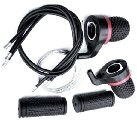 Twist Gear Manettes de Vélo Pratiques - Levier de Vitesses Poignées de Changement à Torsion pour un Contrôle Stable et Facile