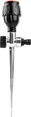 PBUSPU Arroseur de Jardin, 360° Rotatif Arrosage Automatique Pelouse, P ortée jusqu'à 20 m Arroseur Sectoriel Arroseur De Jardin pour Pelouse Fleurs Plantes, Gicleurs de Pelouse Enfichables