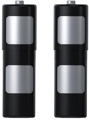 PRISMXR Batterie AA ricaricabili di ricambio da 1800 mAh per Carina D1/D1S, compatibili con Meta Quest 3S/3, dock di ricarica (confezione da 2)