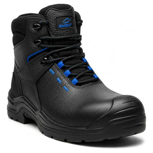 BWOLF PANZER HI S7S - Zapatos de seguridad impermeables S7S | Puntera compuesta | Kevlar antipenetración | Suela de poliuretano antideslizante