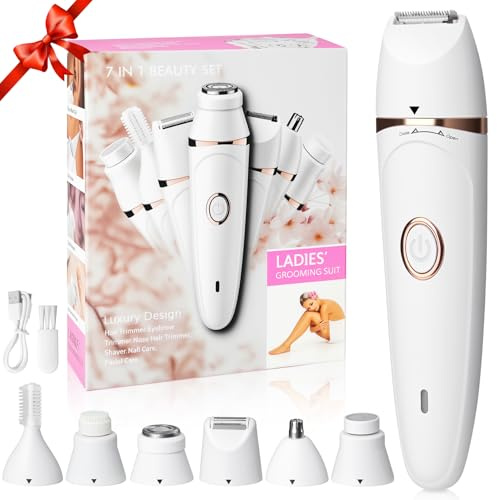Women's Facial Hair Removal Device Gentle epilator for Sensitive Skin, Portable Facial/Bikini Area/Underarm/arm/Leg Hair Removal Device, Delivers Long-Lasting Smoothness and Comfort for Home use.