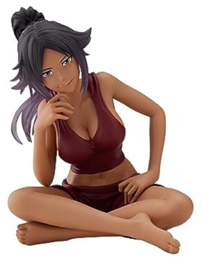 BANPRESTO, Yoruichi Shihoin Bleach Actionfigur, Relax Time 10 cm, Mehrfarbig BP88250