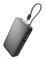 AMEGAT 20000mAh Batterie Externe avec Câble USB C Intégré, Charge Rapide PD3.0 100W (1 Port) / 130W (2 Ports) Chargeur Externe PC Portable, Ordinateur PowerBank pour MacBook Pro Air iPad iPhone, Gris