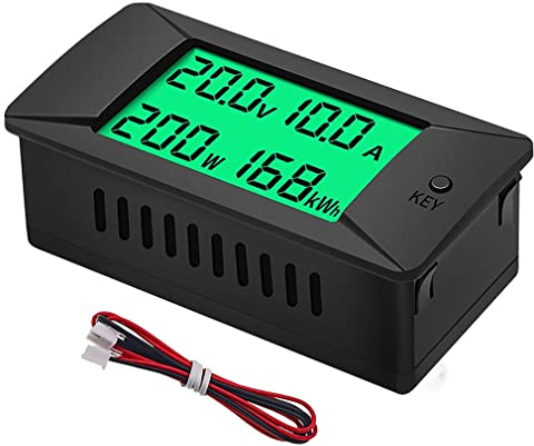 DollaTek DC Display Digital Volt Meter Car Bidirectional Ammeter Power Kwh Watt Meter 300V 300A Shunt Bulit-in