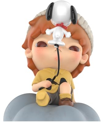 POP MART Hirono × Snoopy Figure de Acción Popular Figura Coleccionable y Adorable Juguete Artístico Regalo Creativo 1PC